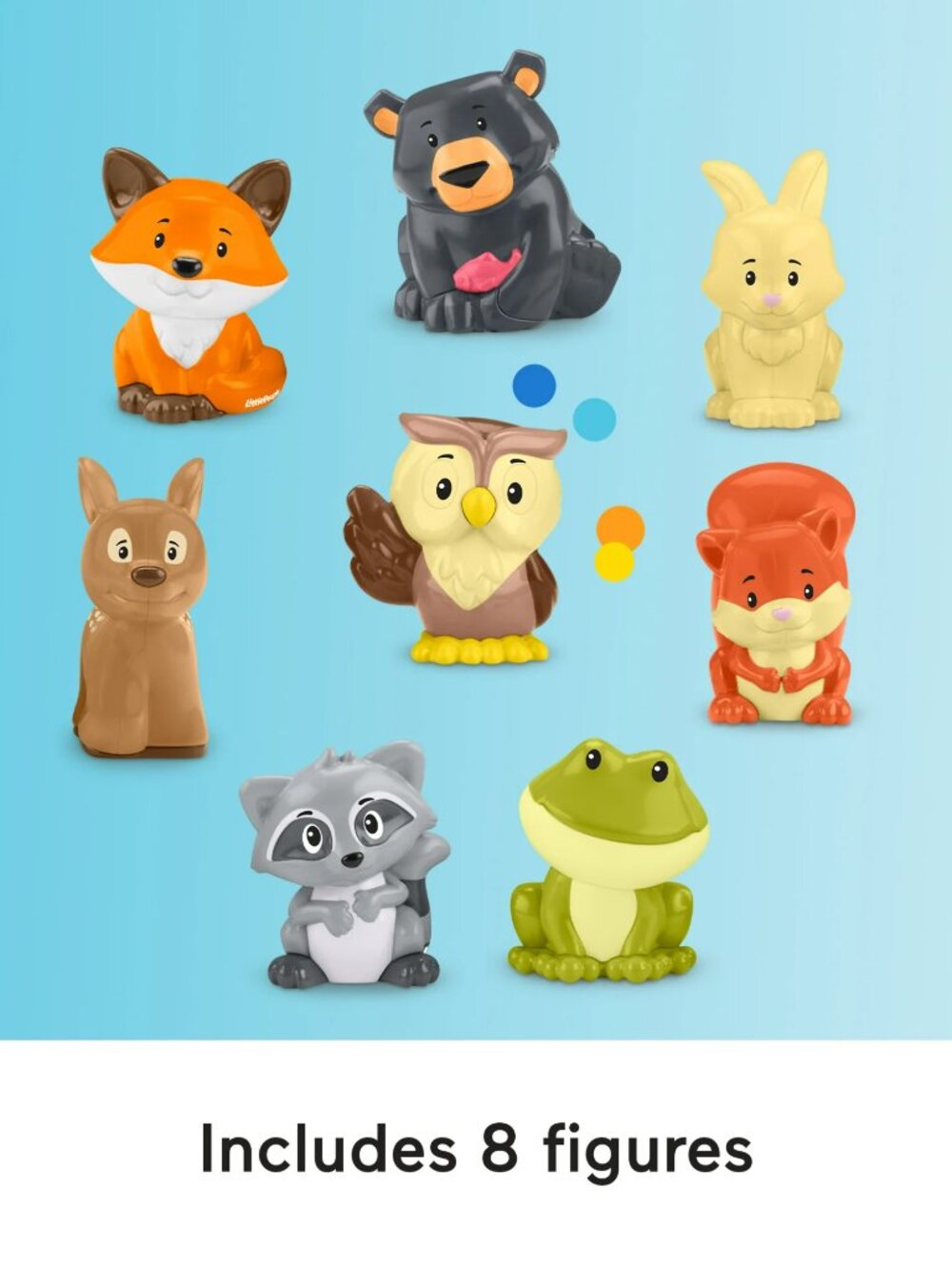 NEW! Fisher-Price Little People Forest Friends Carry Case Playset with 9 Figures - Picture 12 of 14